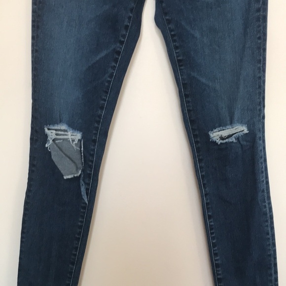 ag Adriano Goldschmied Leggings Ankle Jeans distressed size 25R - Picture 4 of 12